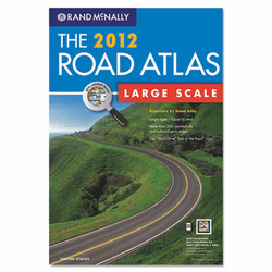 AVTRM528003437 2012 United States Road Atlas, Large Type, Soft Cover By AMERICAN MAP COMPANY