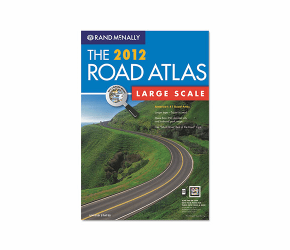 AVTRM528003437 2012 United States Road Atlas, Large Type, Soft Cover By AMERICAN MAP COMPANY