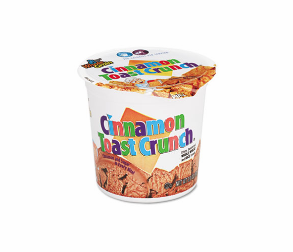 AVTSN13897 Cinnamon Toast Crunch Cereal, Single-Serve 2.0 oz Cup, 6/Pack By GENERAL MILLS