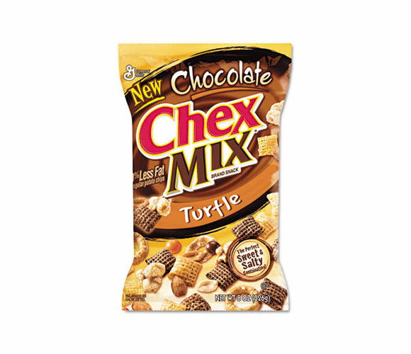 AVTSN16794 Chex Mix Chocolate Turtle, 4.5 oz., 7/Box By GENERAL MILLS