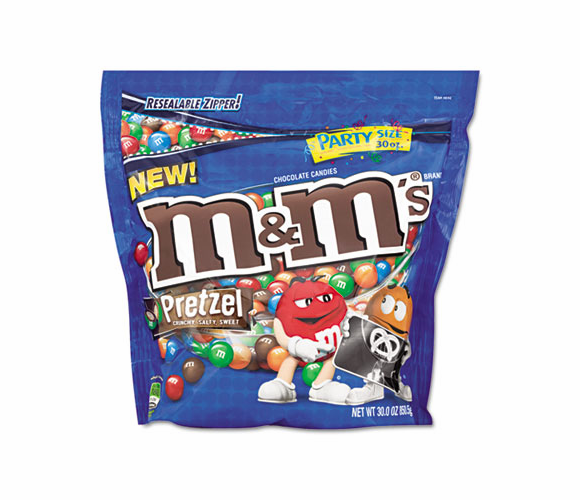 AVTSN38096 Candy, Chocolate/Pretzel, 30 oz By MARS, INC.