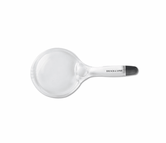 BAL2205 2X - 6X Sight Savers Round Handheld Magnifier wAcrylic Lens, 3-1/4" diameter By BAUSCH & LOMB, INC.