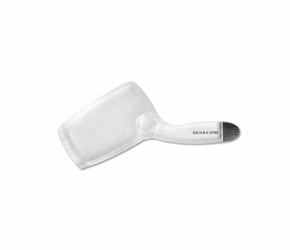 BAL2206 2X - 6X Sight Savers Rectangular Handheld Magnifier w/Acrylic Lens, 4" x 2" By BAUSCH & LOMB, INC.