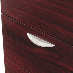 BSXBWE320X Optional Drawer Pull F/ Pedestal Files, 35-3/4w x 23-3/8d, Brushed Nickel Finish By BASYX