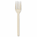 BAU10231 Corn Starch Cutlery, Fork, White, 100/Box By BAUMGARTENS