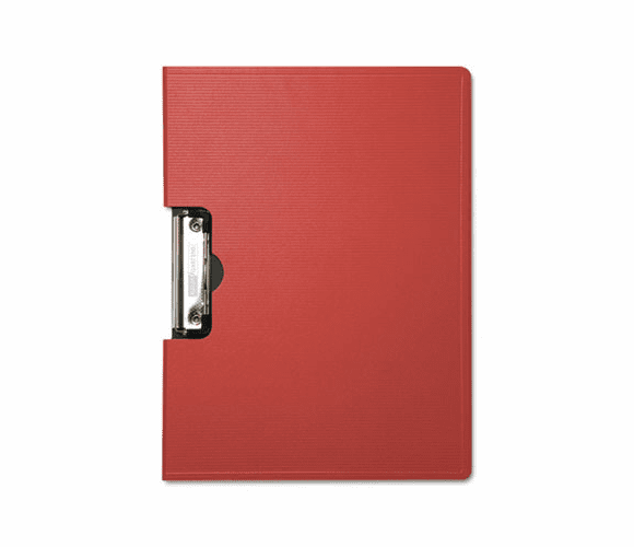 BAU61642 Portfolio Clipboard With Low-Profile Clip, 1/2" Capacity, 11 x 8 1/2, Red By BAUMGARTENS