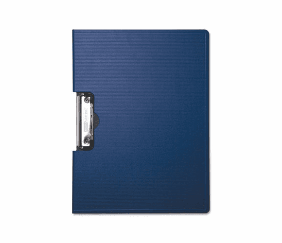 BAU61643 Portfolio Clipboard With Low-Profile Clip, 1/2" Capacity, 11 x 8 1/2, Blue By BAUMGARTENS