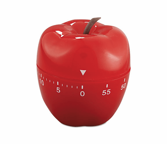 BAU77042 Shaped Timer, 4" dia., Red Apple By BAUMGARTENS
