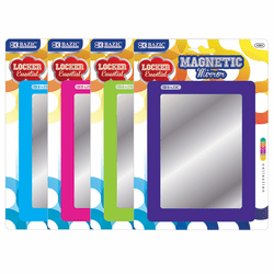BAZIC Magnetic Locker Mirror (pack of 12)-   pack of-12