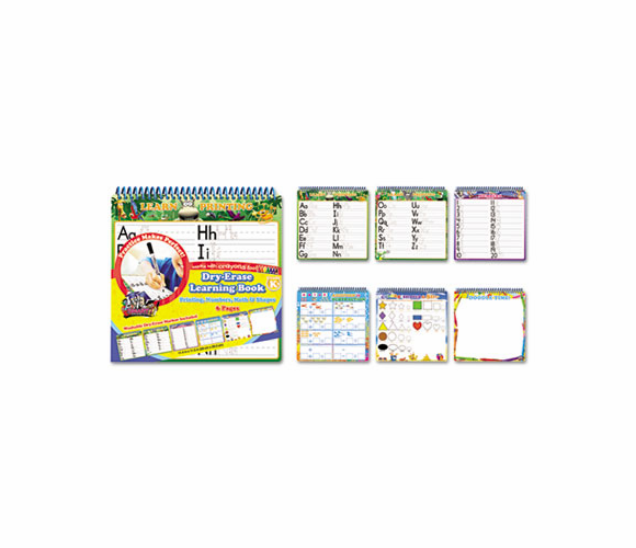 BDU11050VA4 SmartDudes Printing Book, Letters/Numbers/Shapes/Colors, Six Pages, Grade K + By THE BOARD DUDES