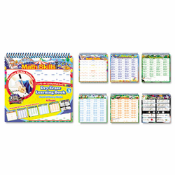 BDU11225VA4 SmartDudes Printing Learning Book, Math, Six Pages, Grade 3 and Up By THE BOARD DUDES