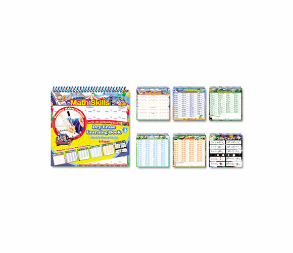 BDU11225VA4 SmartDudes Printing Learning Book, Math, Six Pages, Grade 3 and Up By THE BOARD DUDES