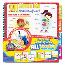 BDU99146UA4 SmartDudes Printing Learning Book, About Me, Six Pages, Grade K and Up By THE BOARD DUDES
