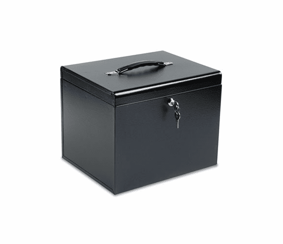 BDY6044 Personal File Storage Box, Letter, Textured Steel, Black By BUDDY PRODUCTS