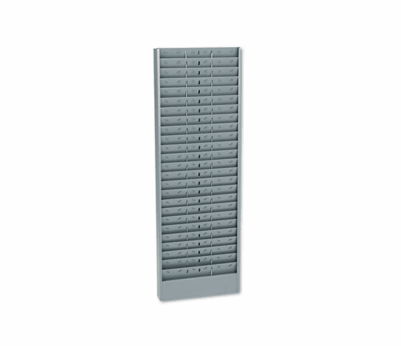 BDY8051 Adjustable 24-, 48- Or 72-Pocket Time Card Rack, Textured Steel, Gray By BUDDY PRODUCTS