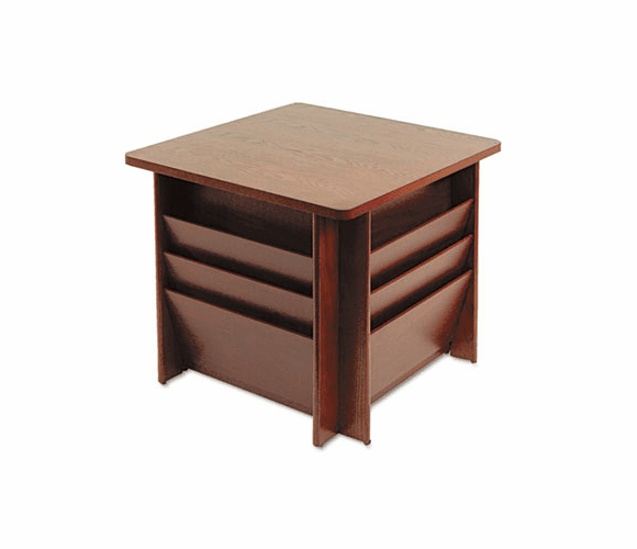 BDY929816 Reception Tables, Square, 23-1/4w x 23-1/4d x 21h, Mahogany By BUDDY PRODUCTS