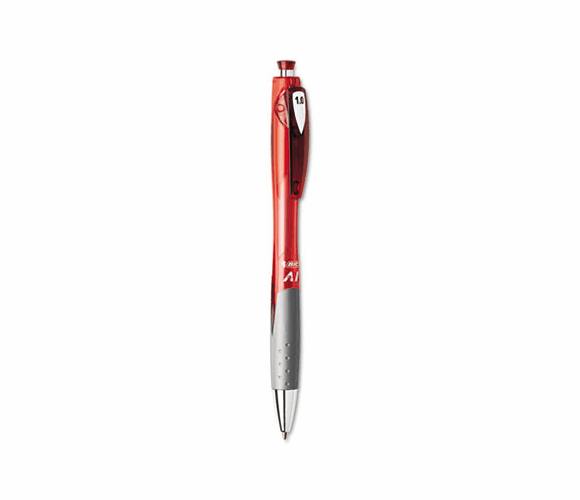 BICBPAI11RD AI Ballpoint Retractable Gel Pen, Red Ink, Medium, Dozen By BIC CORP.