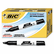 BICGDEM11BK Great Erase Grip Dry Erase Markers, Chisel Tip, Black, Dozen By BIC CORP.
