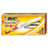 BICGSFG11RD Round Stic Grip Ballpoint Stick Pen, Red Ink, Fine, Dozen By BIC CORP.
