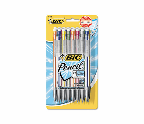 BICMPLMFP241 Mechanical Pencil, 0.5mm, No. 2 Lead By BIC CORP.