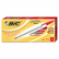 BICMS11RD Cristal Ballpoint Stick Pen, Red Ink, Medium, Dozen By BIC CORP.