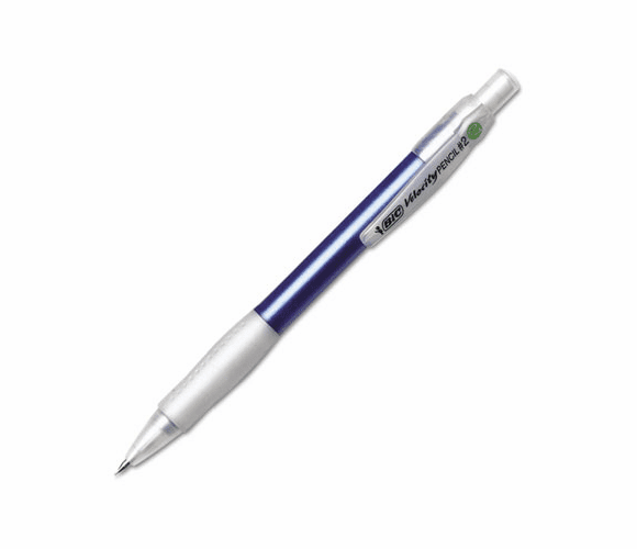 BICMV711BK Velocity Mechanical Pencil, HB #2, 0.70 mm, Blue Barrel, Refillable By BIC CORP.