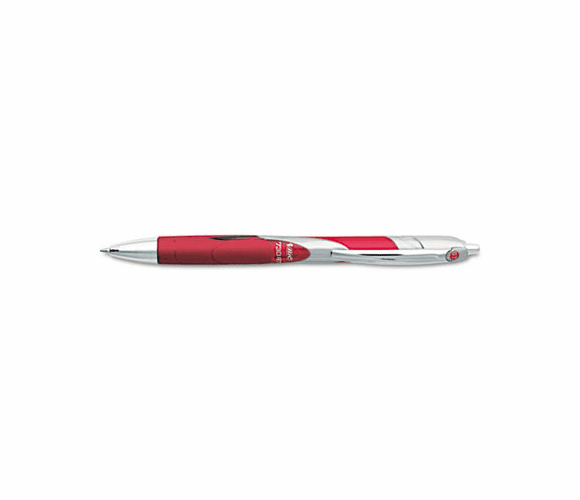 BICRTR7711RD Triumph Select Roller Ball Retractable Gel Pen, Red Ink, Medium By BIC CORP.