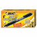BICSCSM11BK Soft Feel Ballpoint Retractable Pen, Black Ink, Medium, Dozen By BIC CORP.