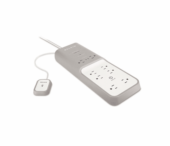 BLKCNS08T06 Automatic Surge Protector with Timer , 8 Outlets, 6ft Cord, 1080 Joules By BELKIN COMPONENTS