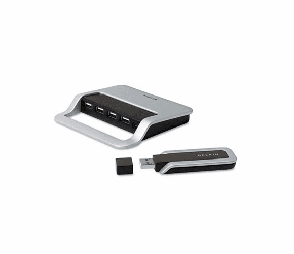 BLKF5U301 Cable-Free USB Hub, Up to 480MBps for USB 2.0 Devices By BELKIN COMPONENTS