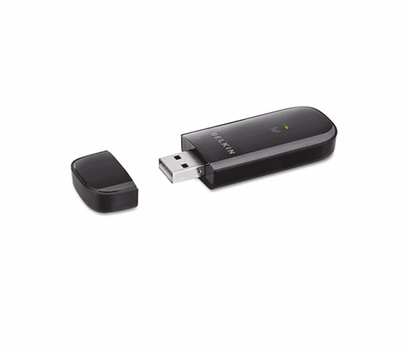 BLKF7D1101 Basic Wireless USB Adapter, 150 Mbps, Black By BELKIN COMPONENTS