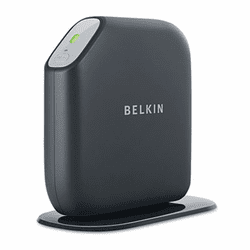 BLKF7D6301 Surf N300 Wireless N Router, 4 LAN Ports, 2.4GHz, Black By BELKIN COMPONENTS