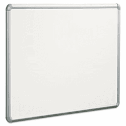 BLT212PB Dura-Rite Dry Erase Board, 36 x 24, Aluminum/Plastic Frame By BALT INC.
