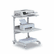BLT23701 Dual Laser Printer Stand, 3-Shelf, 24w x 24d x 33h, Gray By BALT INC.