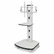 BLT27542 Mobile Plasma/LCD Stand, 1-Shelf, 30-1/2w x 29-1/2d x 66-1/2h, Gray By BALT INC.