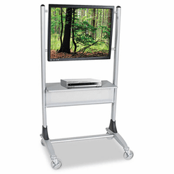 BLT27544 Platinum Series Plasma/LCD Cart, 35w x 25-1/2d x 67h, Platinum By BALT INC.