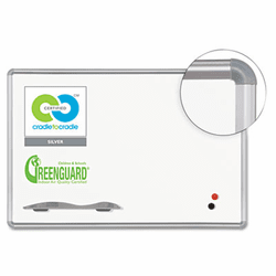 BLT2H2PH Porcelain Dry Erase Board, 96x48, Silver Aluminum Frame By BALT INC.