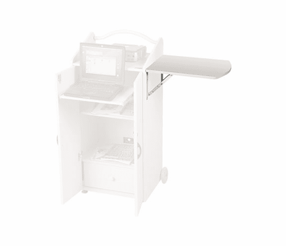 BLT34404 Side Shelf, For Use With ROLZ Mobile Conference Center, 20w x 16d, Gray By BALT INC.