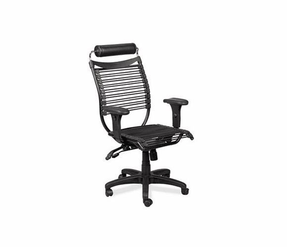 BLT34422 Seatflex Series Swivel/Tilt Chair w/Headrest & Arms, Black By BALT INC.