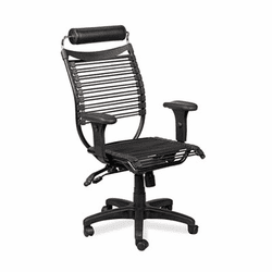 BLT34422 Seatflex Series Swivel/Tilt Chair w/Headrest & Arms, Black By BALT INC.
