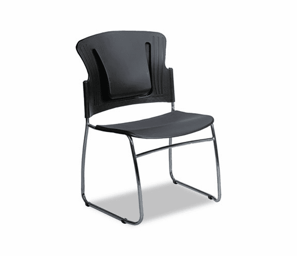 BLT34428 ReFlex Series Stacking Chair, Black, 19w x 19d x 33h By BALT INC.