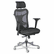 BLT34434 Ex Executive Office Chair, Mesh Back/Upholstered Seat, Black/Chrome By BALT INC.