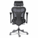 BLT34434 Ex Executive Office Chair, Mesh Back/Upholstered Seat, Black/Chrome By BALT INC.