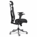 BLT34434 Ex Executive Office Chair, Mesh Back/Upholstered Seat, Black/Chrome By BALT INC.