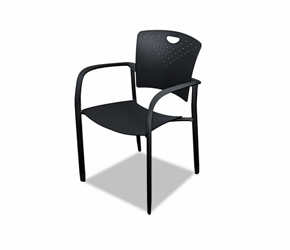 BLT34718 Oui Stack Chair, Polypropylene Back/seat, 2 Chairs/Carton By BALT INC.