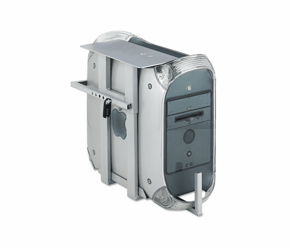 BLT66559 Lockable CPU Holder, 20w x 12-3/4d x 22-1/2h, Gray By BALT INC.