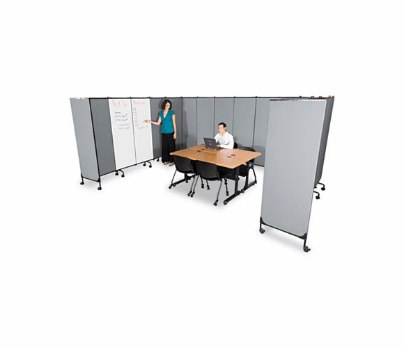 BLT74769 GreatDivide Wall System Fabric Add-On Panel, 64w x 3d x 72h, Gray By BALT INC.