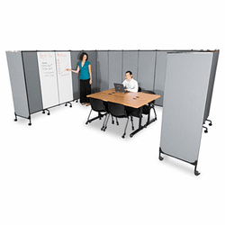 BLT74769 GreatDivide Wall System Fabric Add-On Panel, 64w x 3d x 72h, Gray By BALT INC.