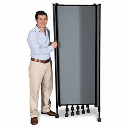 BLT74770 GreatDivide Wall System Fabric Starter Set, 97w x 3d x 96h, Gray By BALT INC.
