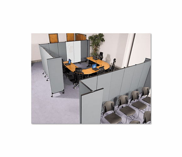 BLT74771 GreatDivide Wall System Fabric Add-On Panel, 64w x 3d x 96h, Gray By BALT INC.